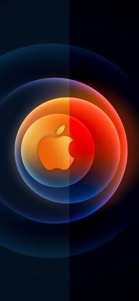 Apple Event 13 Oct DUO Logo by AR7 iPhone 11 wallpaper