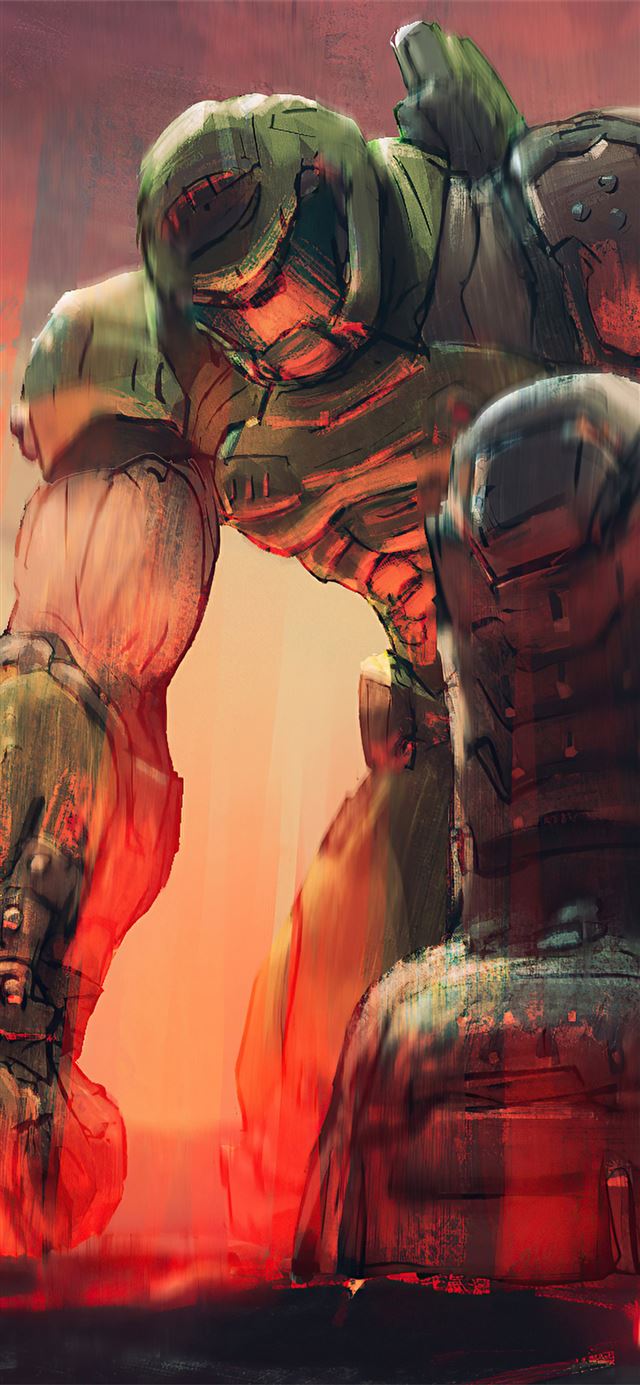 1125x2436 doom crossing eternal horizons - games iPhone 11 Wallpaper