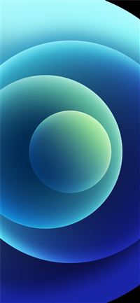 Colorful iPhone 12 Stock wallpaper Orbs Blue Light iPhone 11 wallpaper