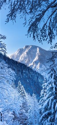 snow alps austria 5k wallpaper