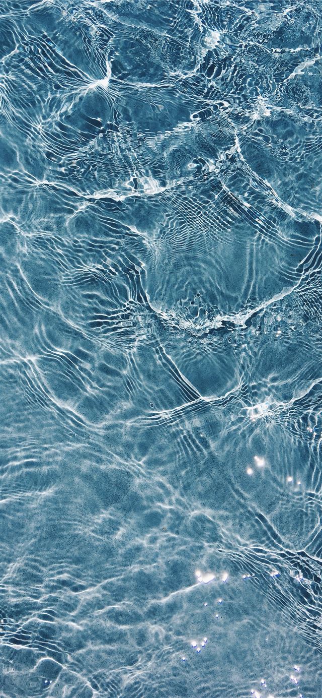 1125x2436 water ripple digital wallpaper - texture iPhone 11 Wallpaper