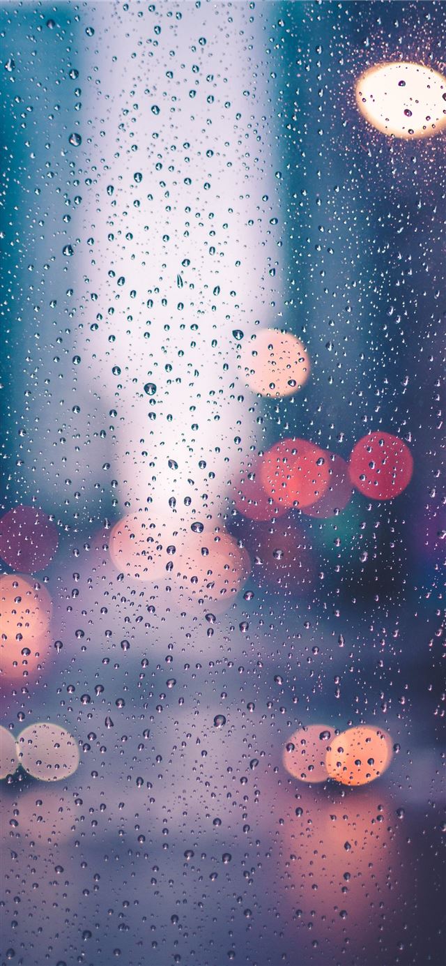 1125x2436 water droplets on clear glass - water iPhone 11 Wallpaper