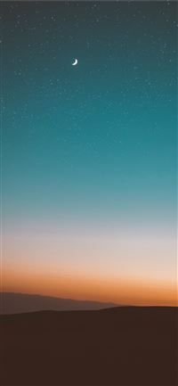 desert under starry sky wallpaper