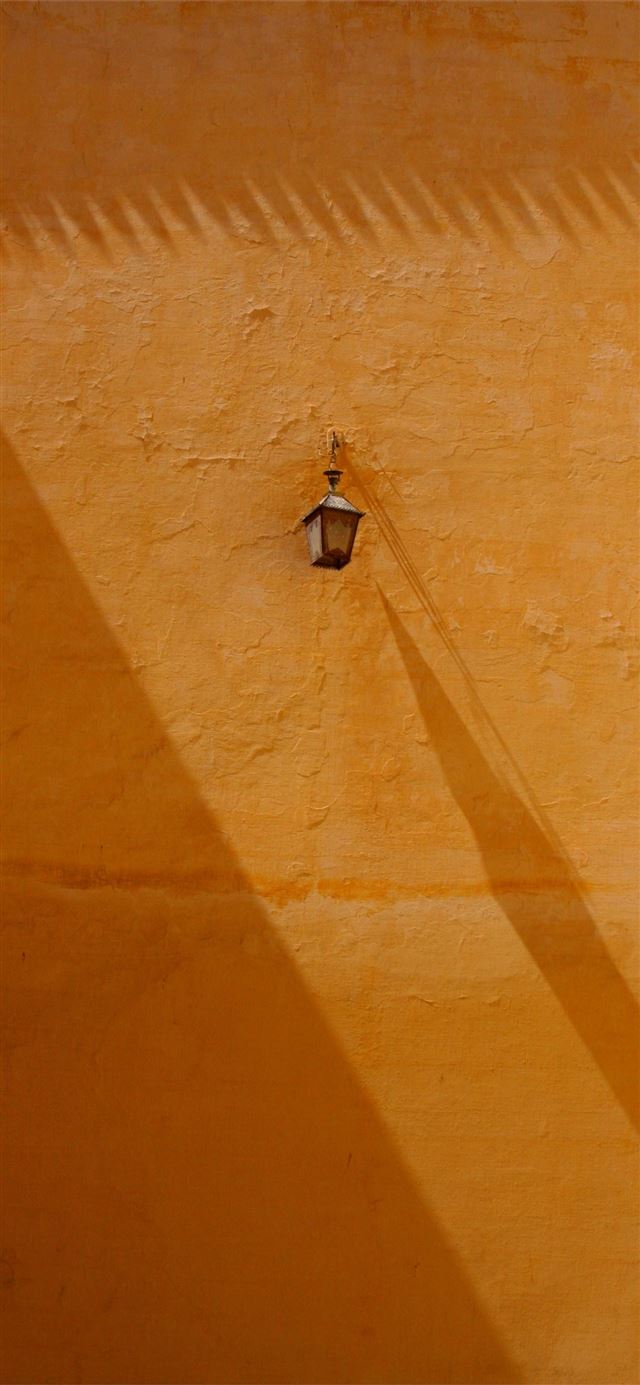 1125x2436 black outdoor sconce on wall - brown iPhone 11 Wallpaper