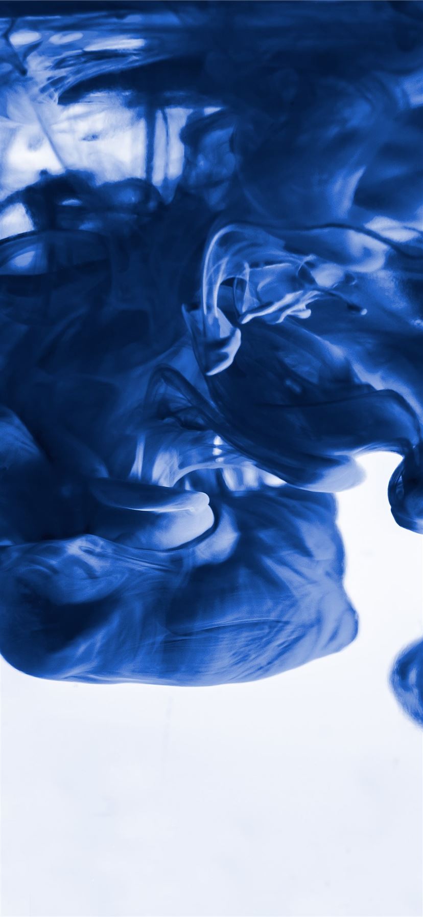 blue smoke on white background iPhone 11 wallpaper 