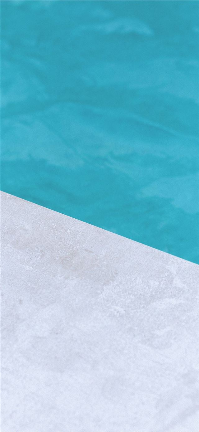1125x2436 empty gray floor beside pool - abstract iPhone 11 Wallpaper