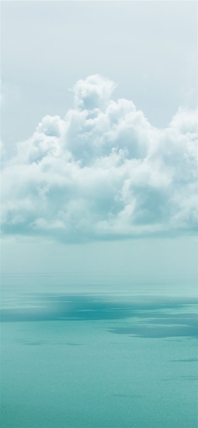 1125x2436 white clouds - sky iPhone 11 Wallpaper