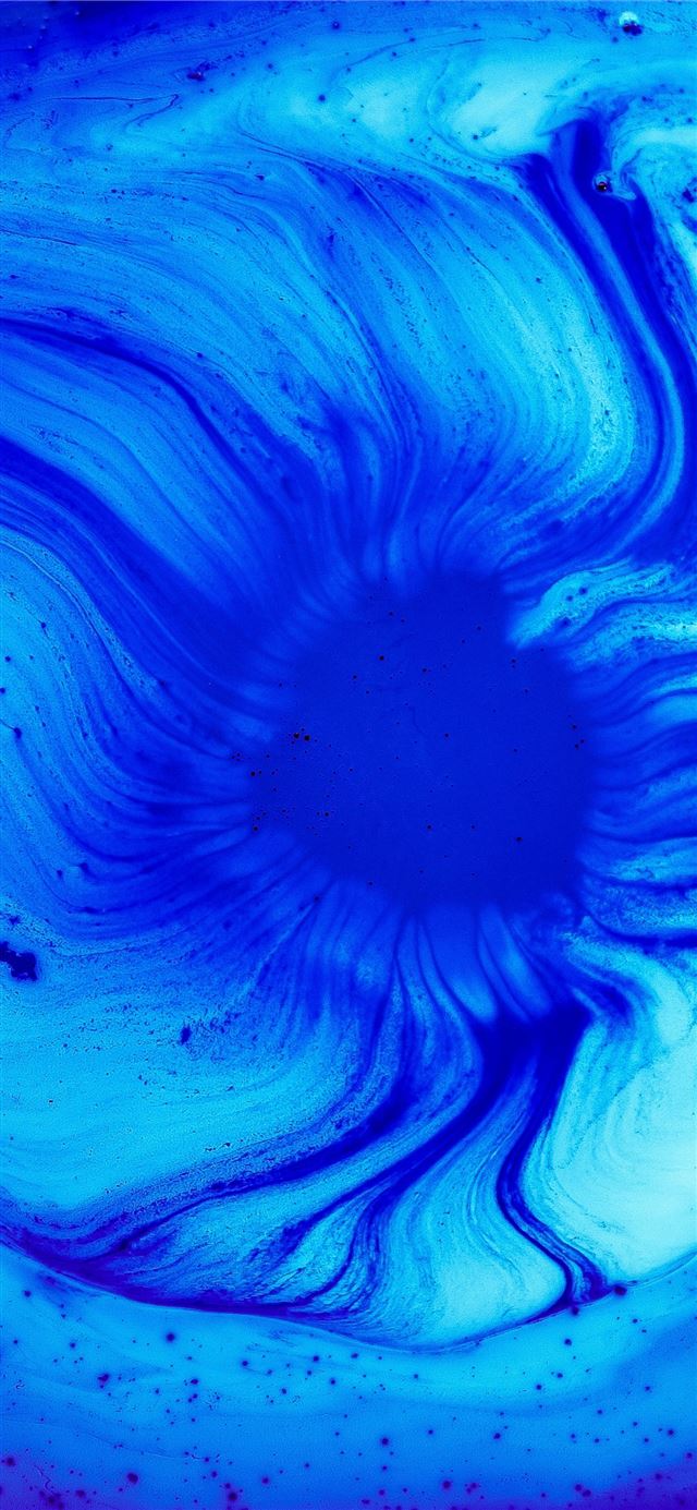 1125x2436 blue and teal abstract painting - abstract iPhone 11 Wallpaper