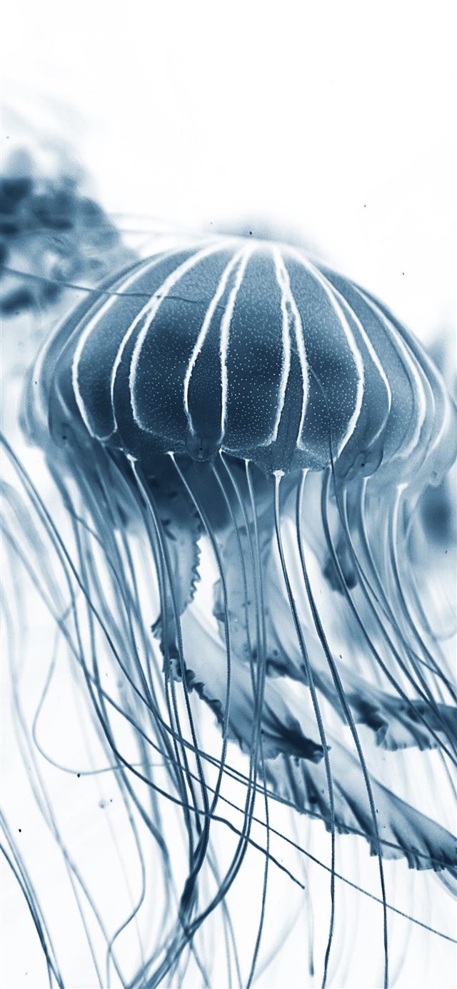 1125x2436 macro shot of jelly fish - spain iPhone 11 Wallpaper