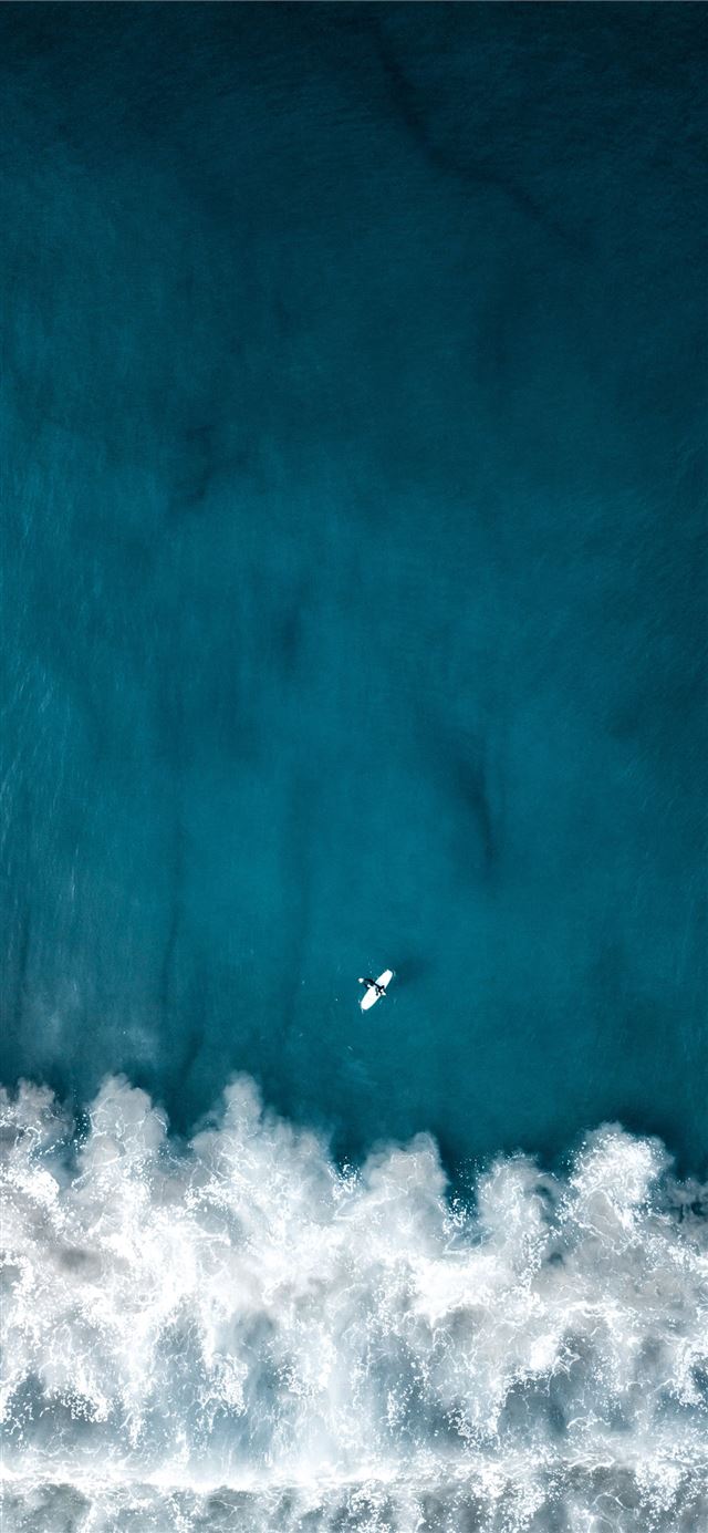 1125x2436 A calm glossy morning from above in Venice Beach C... - ocean iPhone 11 Wallpaper