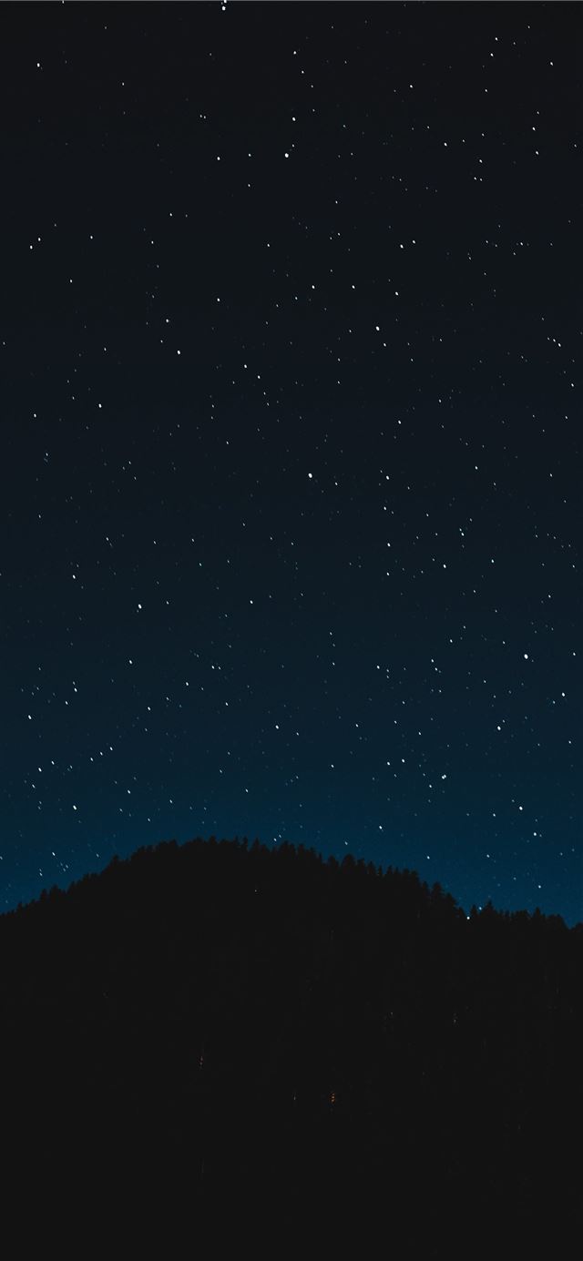 1125x2436 photo of clear sky full of stars - space iPhone 11 Wallpaper