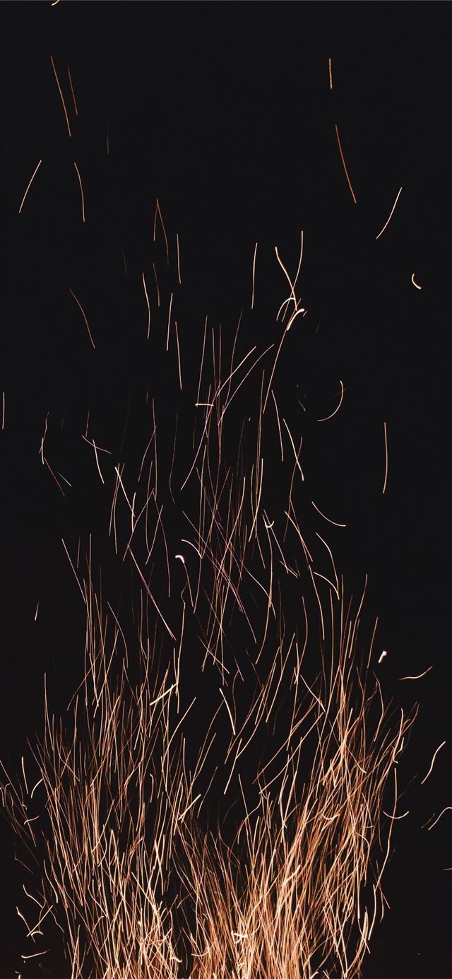 1125x2436 bonfire view - sky iPhone 11 Wallpaper