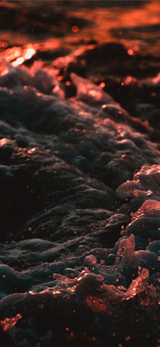 1125x2436 close up photo of water splash - texture iPhone 11 Wallpaper