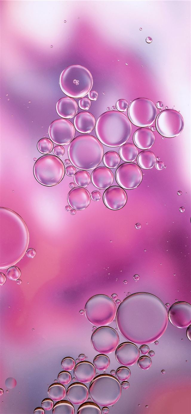1125x2436  Immiscible 6 Oil drops on water with a background... - abstract iPhone 11 Wallpaper