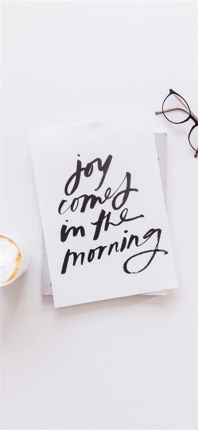 1125x2436 brown framed eyeglasses latte and joy comes in the... - south africa iPhone 11 Wallpaper