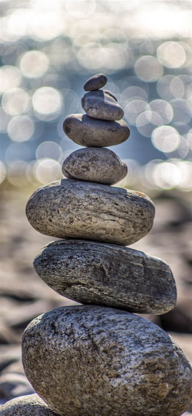 1125x2436 gray stones - stone iPhone 11 Wallpaper