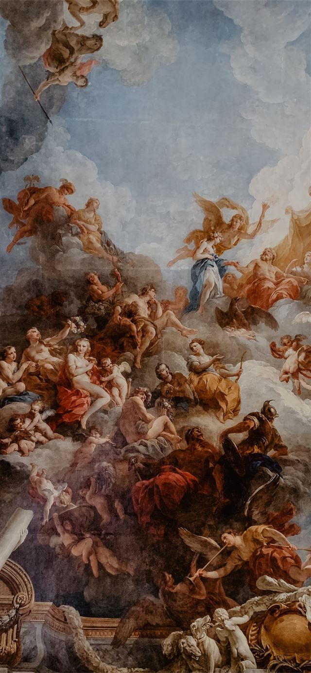 1125x2436 Michael Angelo's painting on top of the Palace of ... -  iPhone 11 Wallpaper
