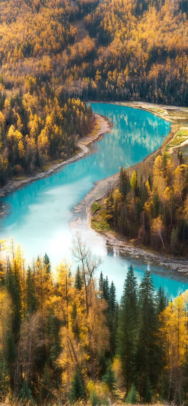 1125x2436 kanas lake 5k - lake iPhone 11 Wallpaper