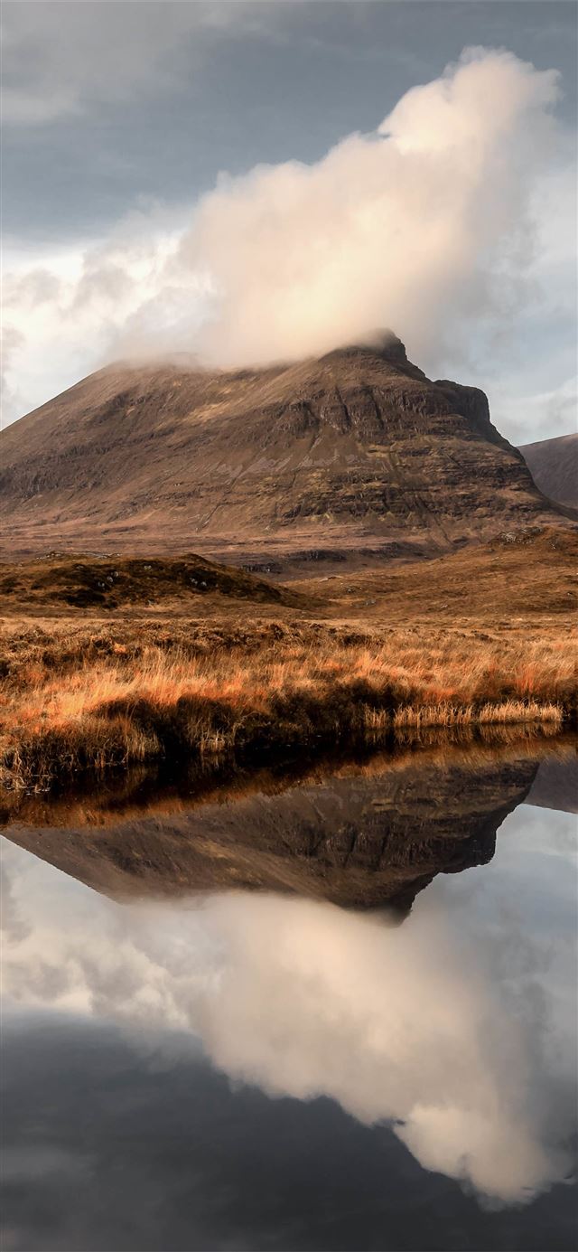 1125x2436 reflections at quinag mountains 5k - 5k iPhone 11 Wallpaper