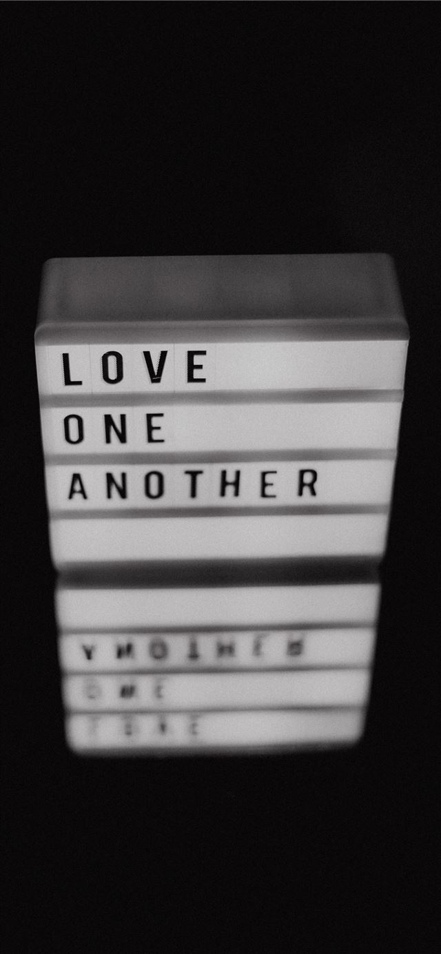 1125x2436 white and black quote print -  iPhone 11 Wallpaper