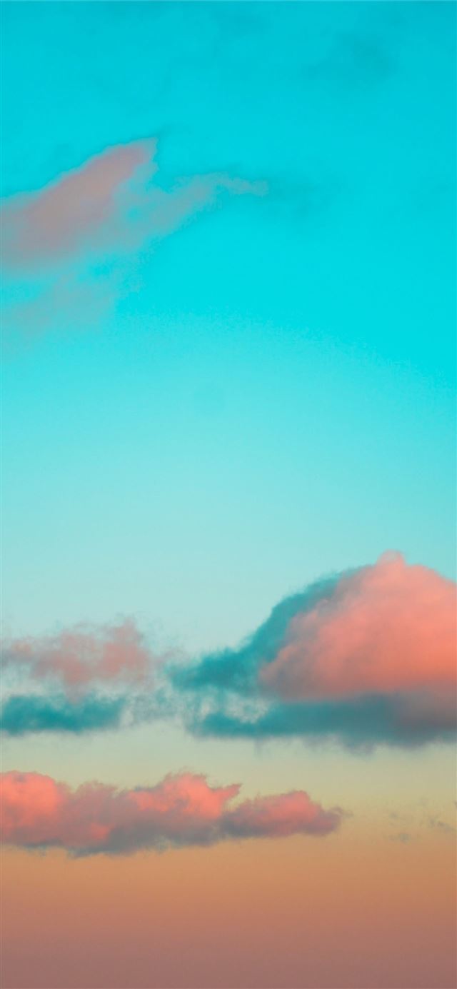 1125x2436 orange clouds during daytime -  iPhone 11 Wallpaper