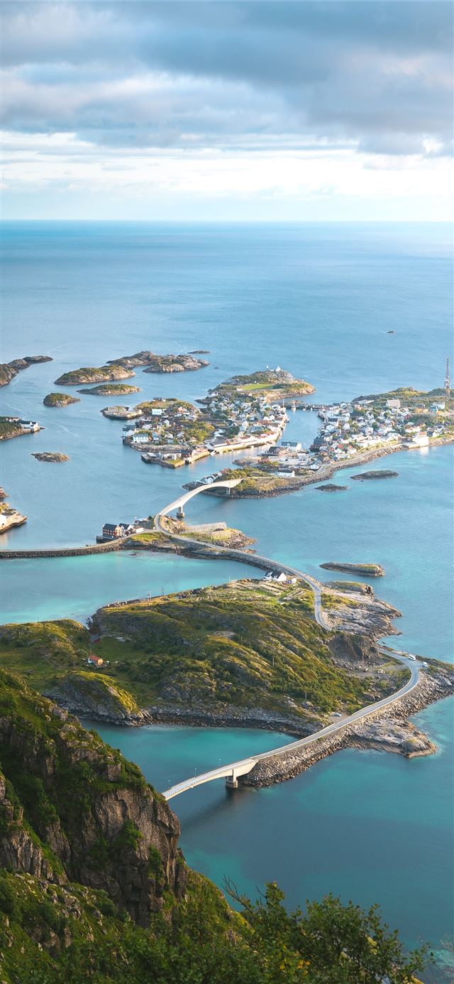 1125x2436 islands across horizons - ocean iPhone 11 Wallpaper