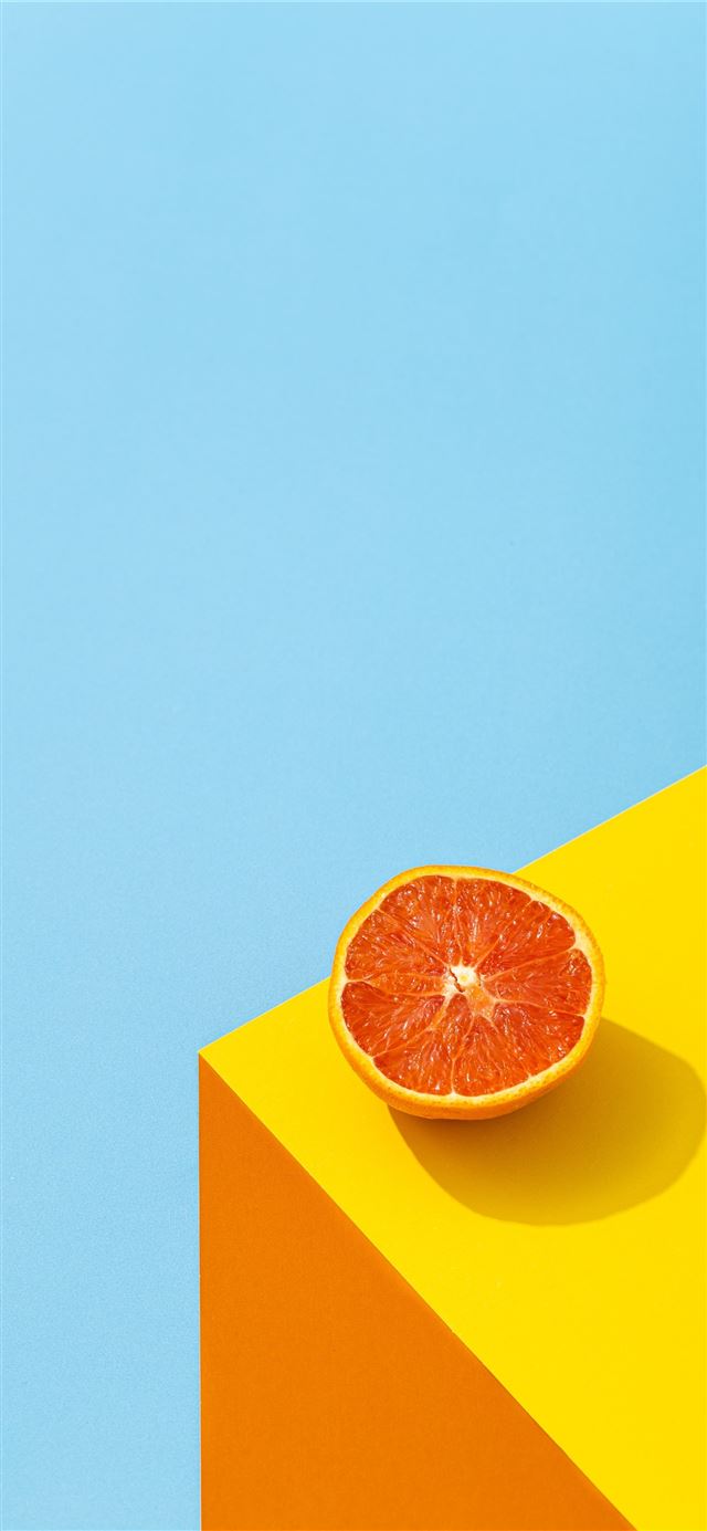 1125x2436 orange and yellow star illustration - canada iPhone 11 Wallpaper