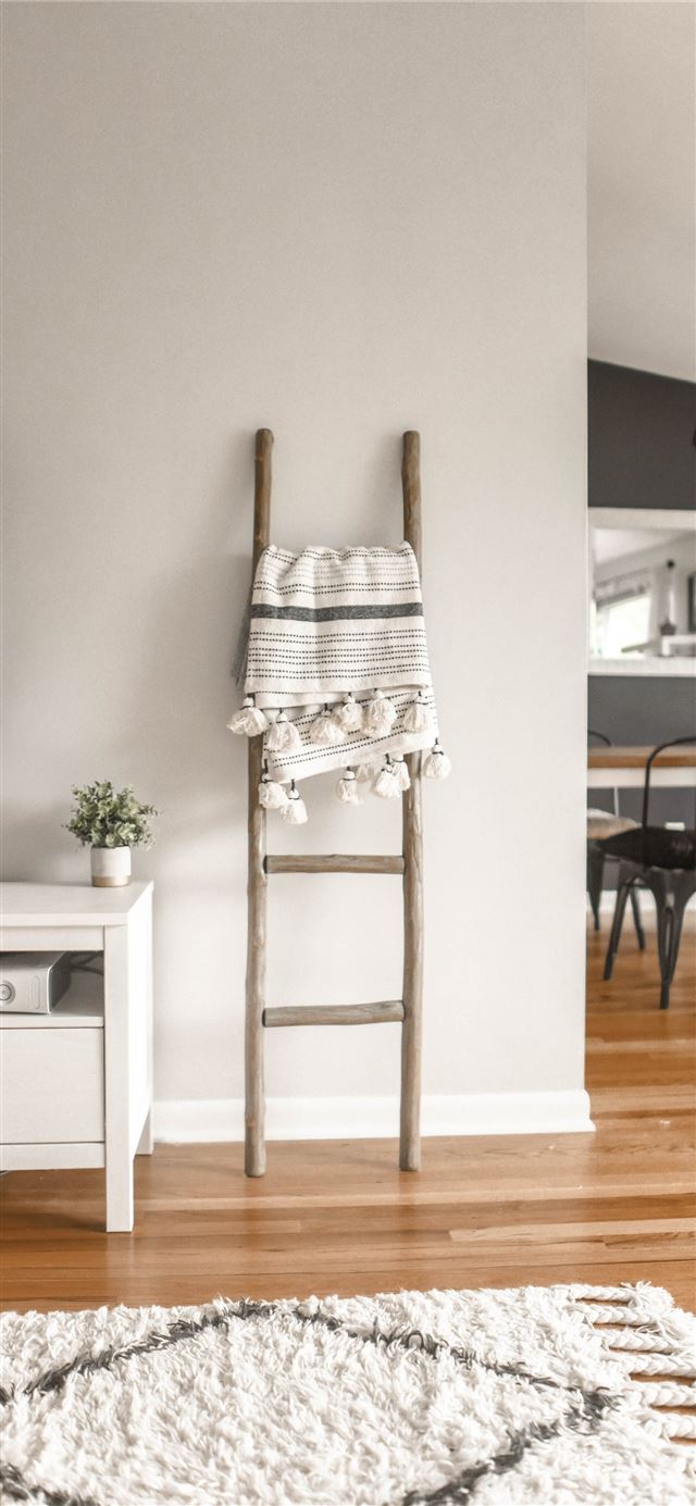 1125x2436 brown wooden ladder -  iPhone 11 Wallpaper