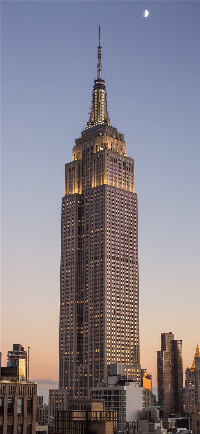 1125x2436 brown concrete building - new york city iPhone 11 Wallpaper