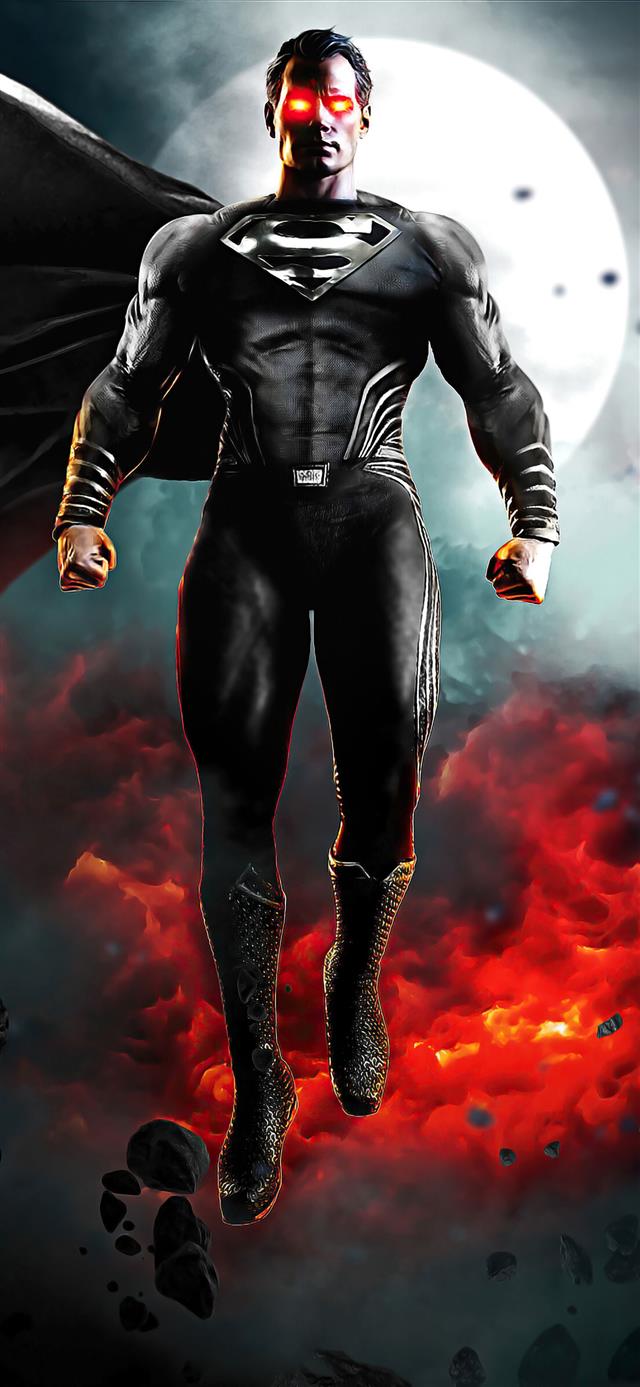 1125x2436 zack synder justice league black suit superman 4k - digital art iPhone 11 Wallpaper