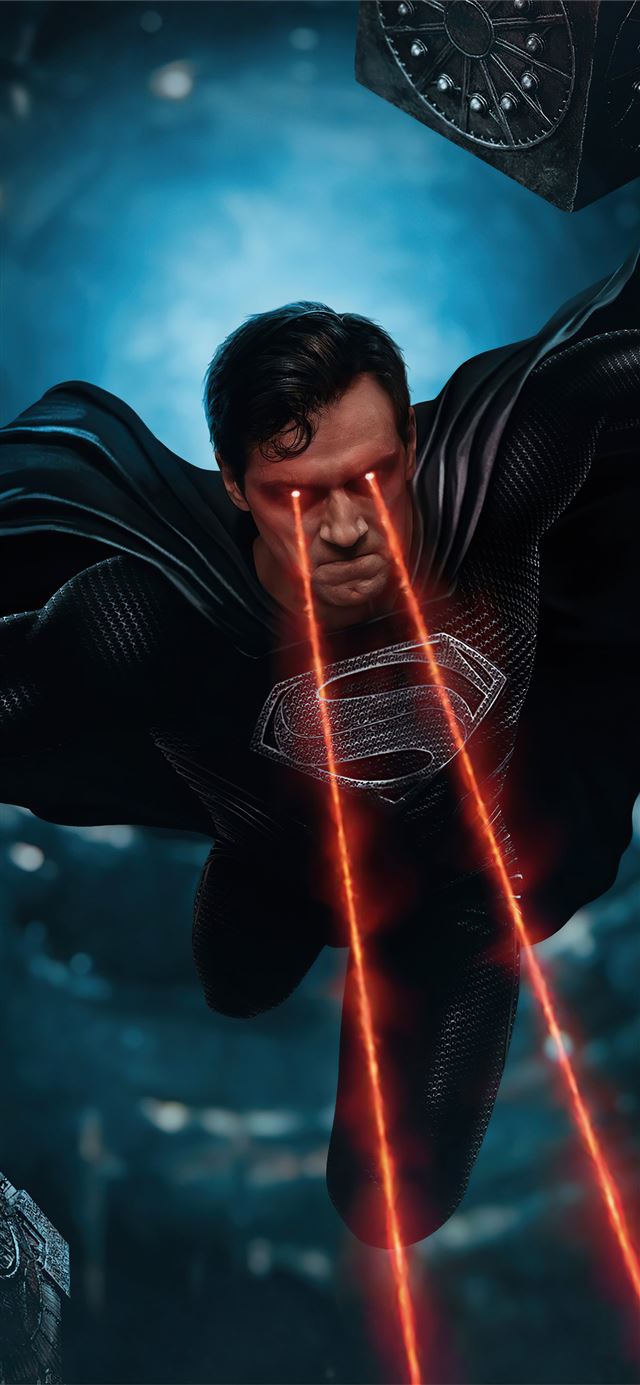 1125x2436 superman heat vision 5k -  iPhone 11 Wallpaper