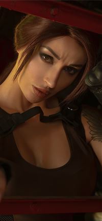 tomb raider cosplay of lara croft 4k wallpaper