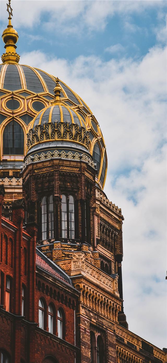 1125x2436 yellow and black domed building during daytime -  iPhone 11 Wallpaper