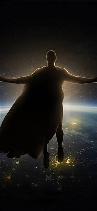 superman outside world 5k iPhone 11 wallpaper