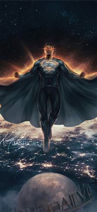justice league zack superman black suit 4k iPhone 11 wallpaper