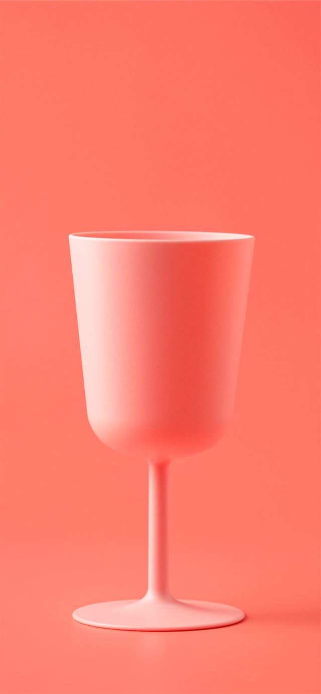 1125x2436 pink cup photo - glass iPhone 11 Wallpaper