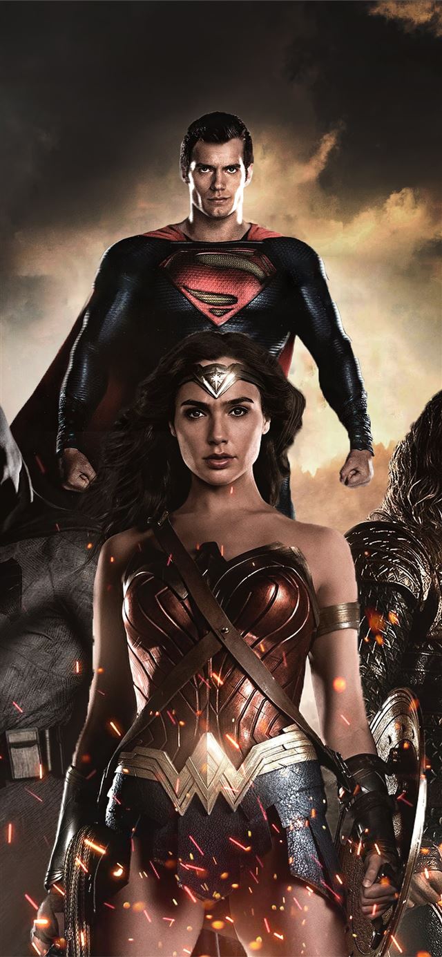 1125x2436 justice league heroes 5k - 5k iPhone 11 Wallpaper