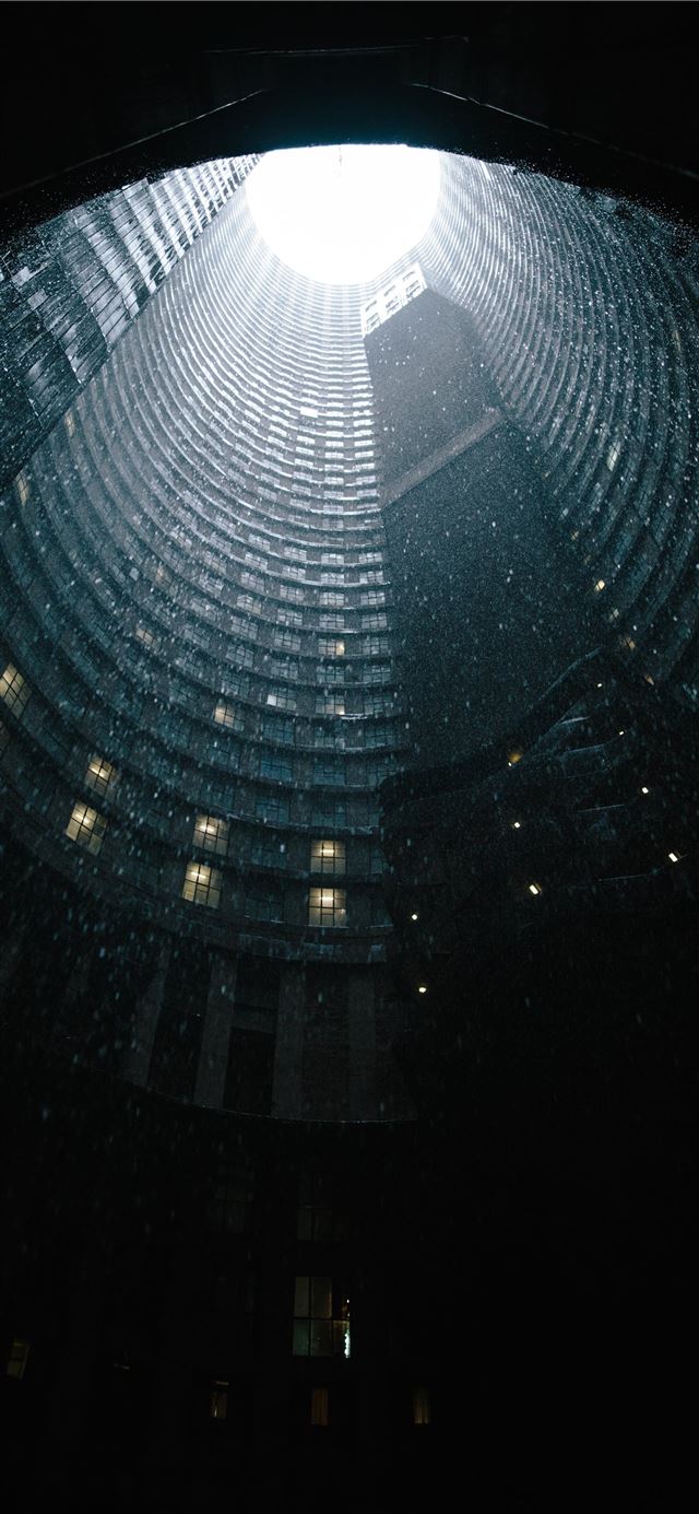 1125x2436 low angle photography of gray concrete building - johannesburg iPhone 11 Wallpaper