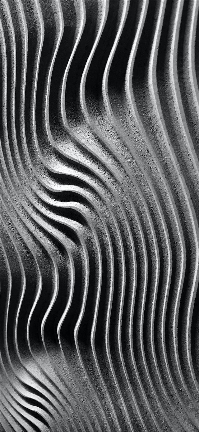 1125x2436 gray spiral artwork - pattern iPhone 11 Wallpaper