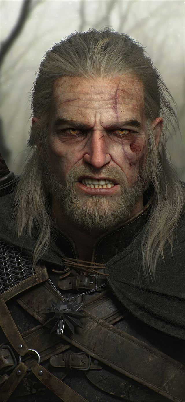 1125x2436 geralt of rivia the witcher 3 wild hunt 5k -  iPhone 11 Wallpaper