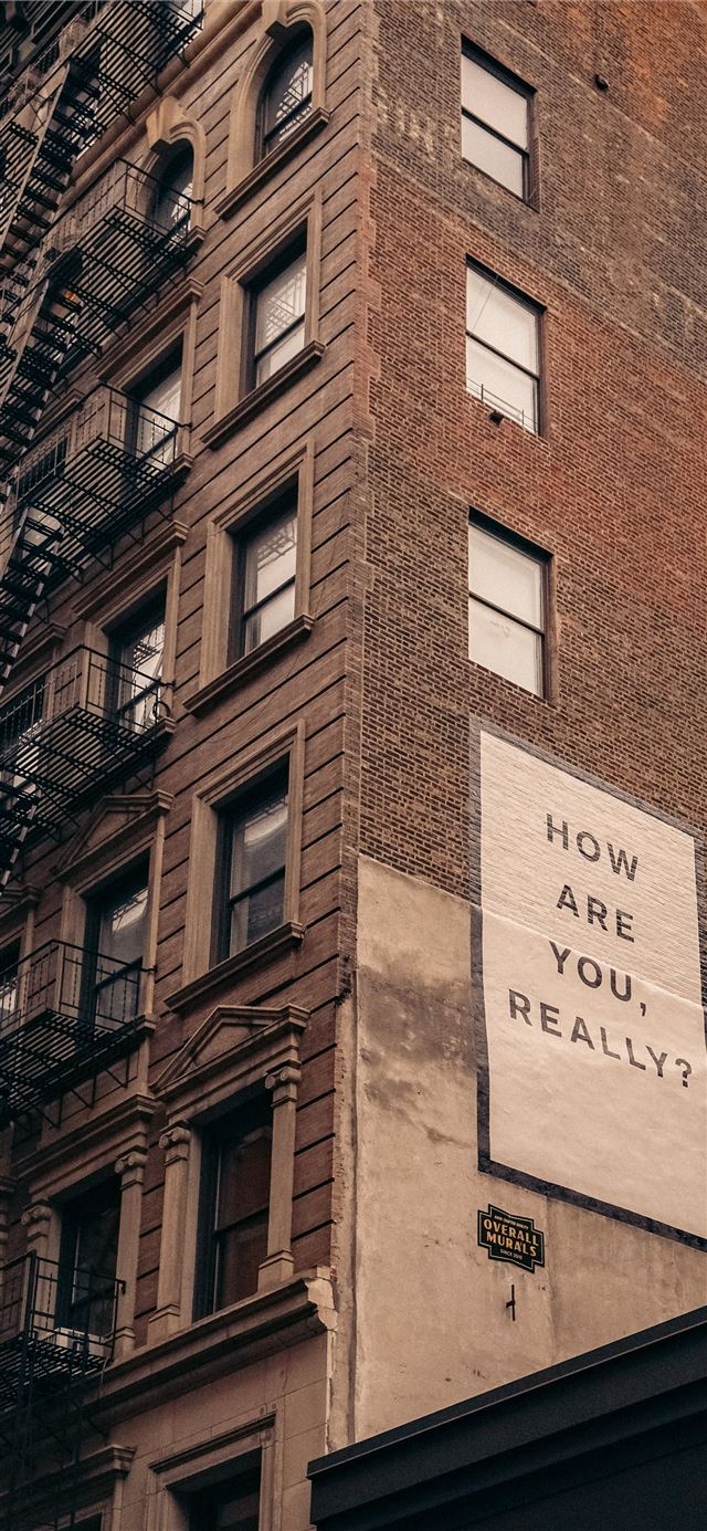 1125x2436 brown concrete building during daytime - city iPhone 11 Wallpaper