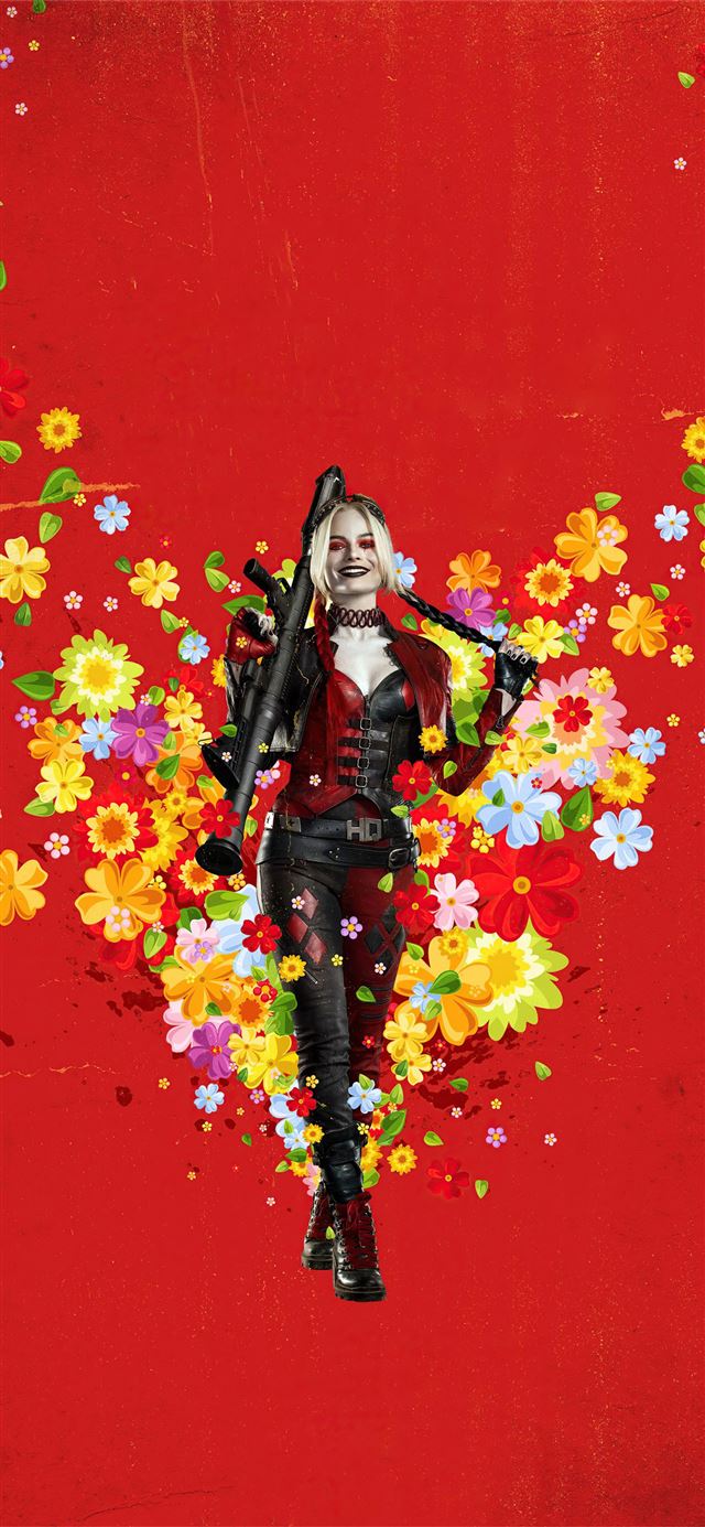1125x2436 harley quinn the suicide squad 8k -  iPhone 11 Wallpaper