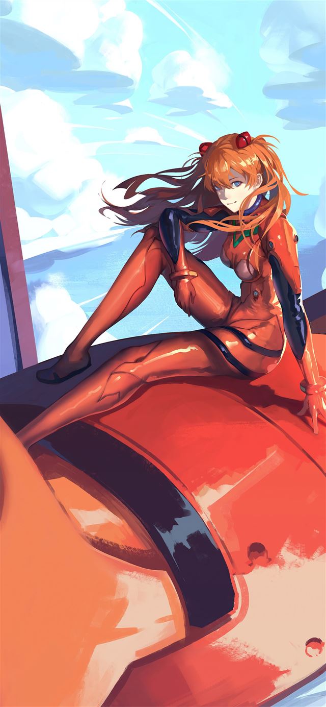 1284x2778 fanart of asuka -  iPhone 11 Wallpaper
