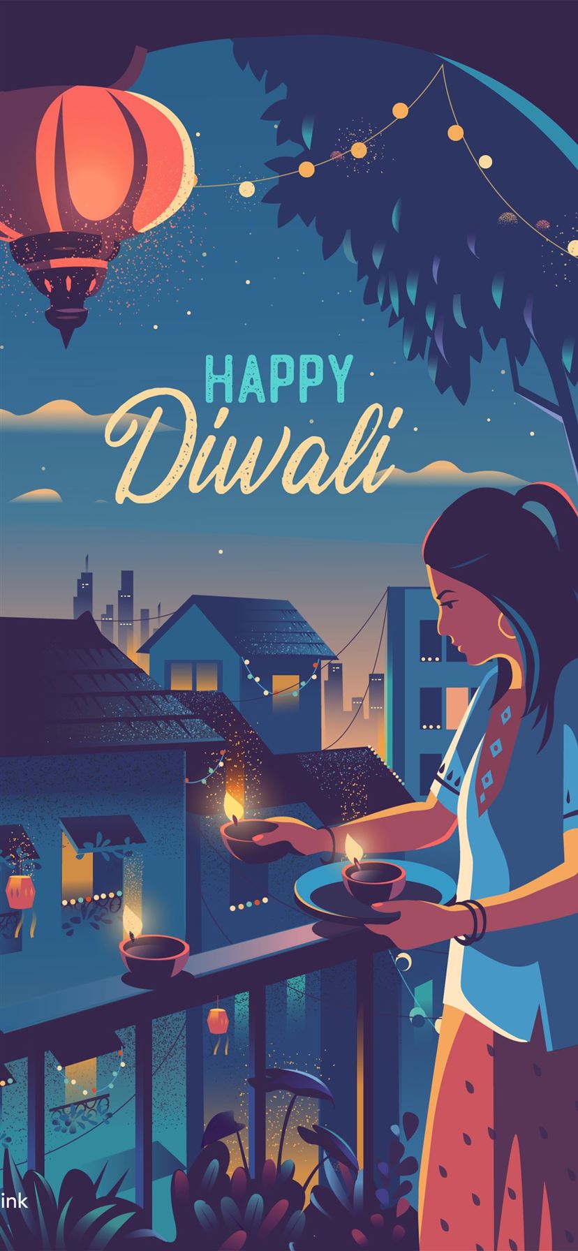 Happy Diwali by Ranganath iPhone Wallpapers Free Download