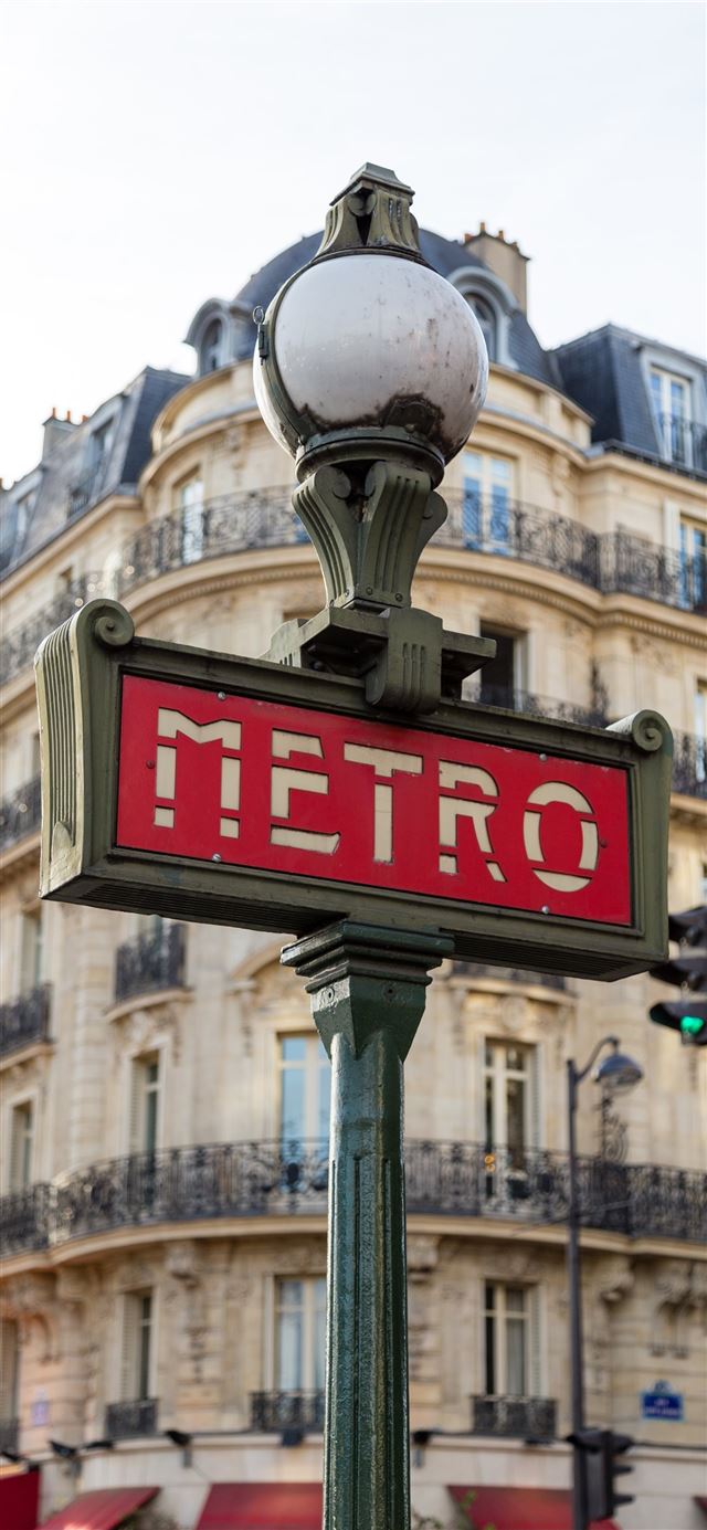 1284x2778 Metro street signage -  iPhone 11 Wallpaper