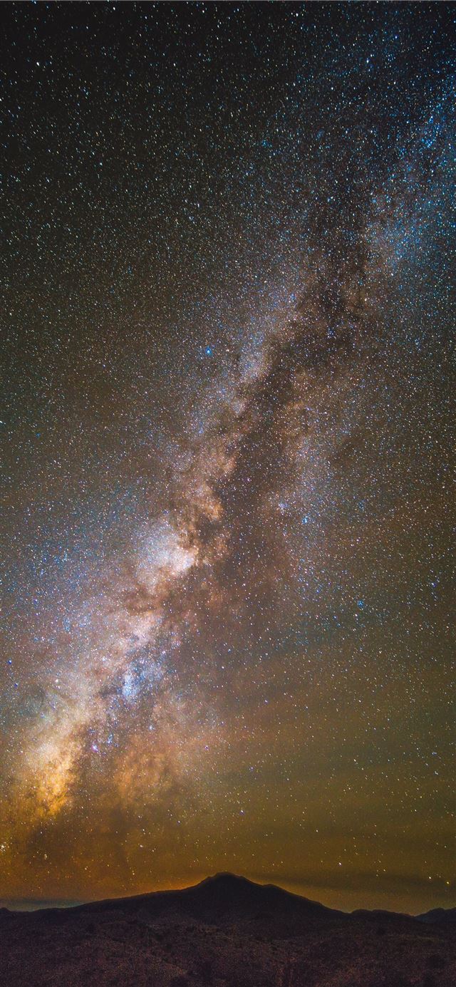 1125x2436 Milky Way illustration -  iPhone 11 Wallpaper