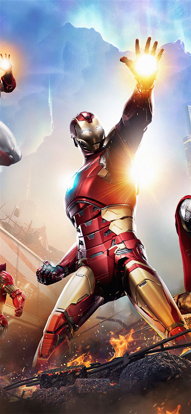 1125x2436 marvels avengers 5k -  iPhone 11 Wallpaper