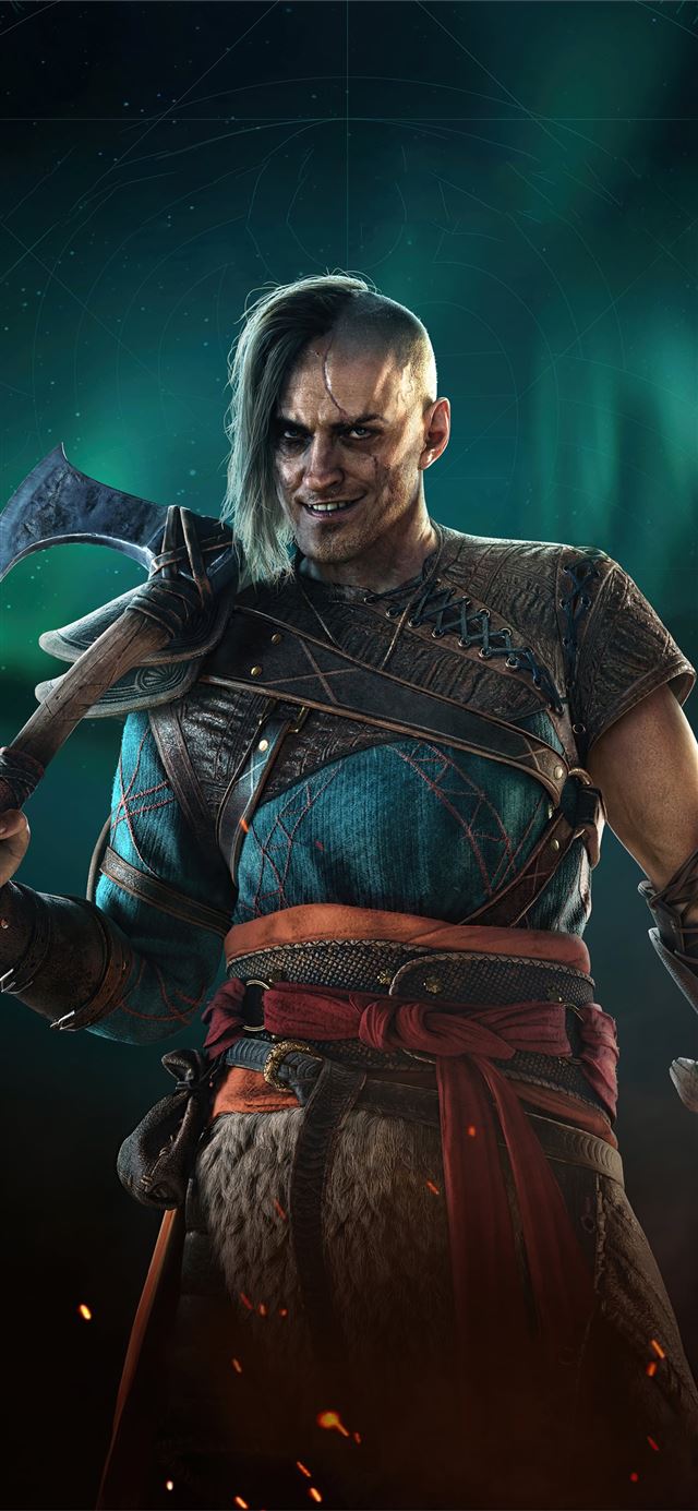 1125x2436 ivarr the boneless assassins creed valhalla 8k -  iPhone 11 Wallpaper