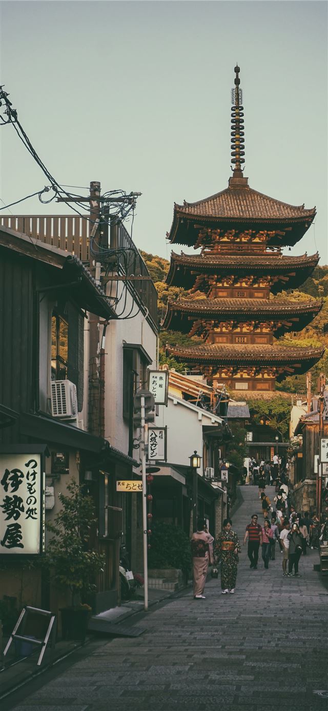 1284x2778 traditional house during daytime -  iPhone 11 Wallpaper