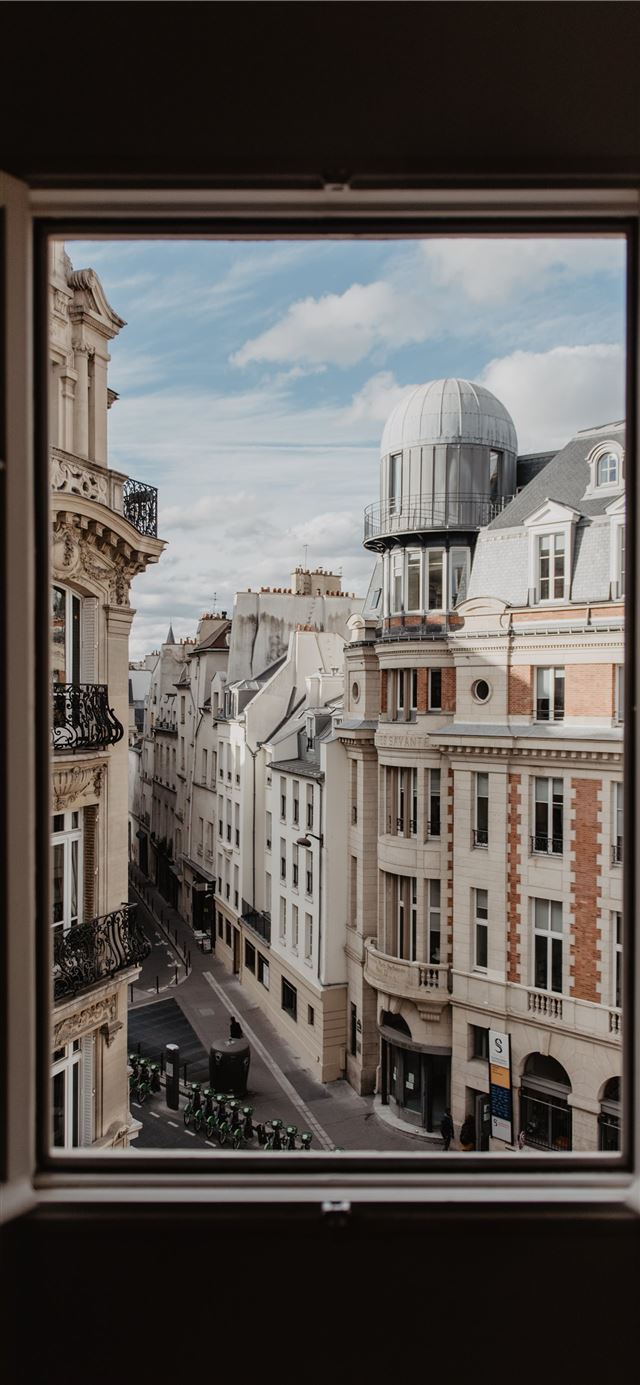 1125x2436 3 panel window illustration -  iPhone 11 Wallpaper